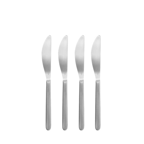 Set of four butter knives Stella