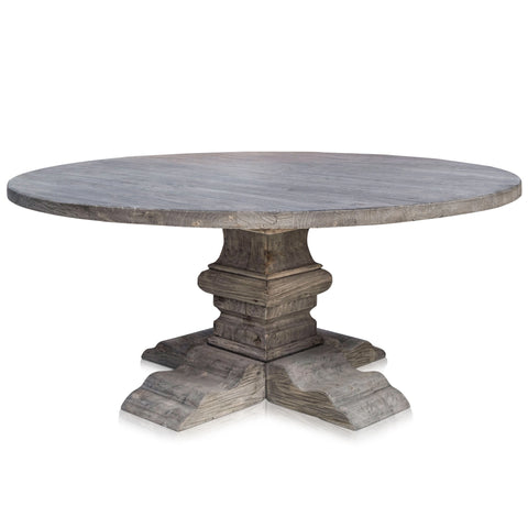 Column Leg Round Dining Table