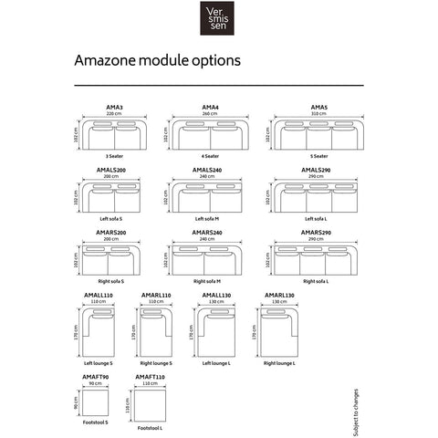 Amazone Modular Sofa