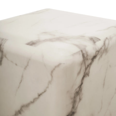 Pillar Marble Side Table